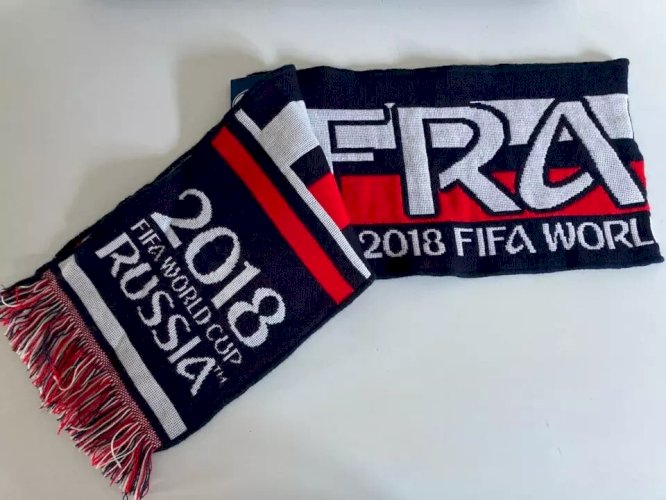 22 ⚜️ Écharpe France FiFA Russie World Cup 2018 Coupe du Monde Neuve