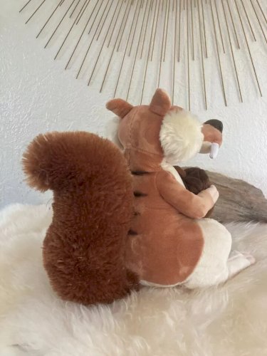 22 ⚜️ Peluche Doudou Animé Scrat L'Âge de Glace Interactive Gipsy Hauteur 25 Cm