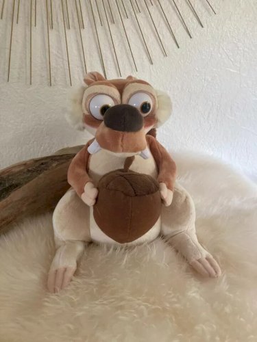 22 ⚜️ Peluche Doudou Animé Scrat L'Âge de Glace Interactive Gipsy Hauteur 25 Cm