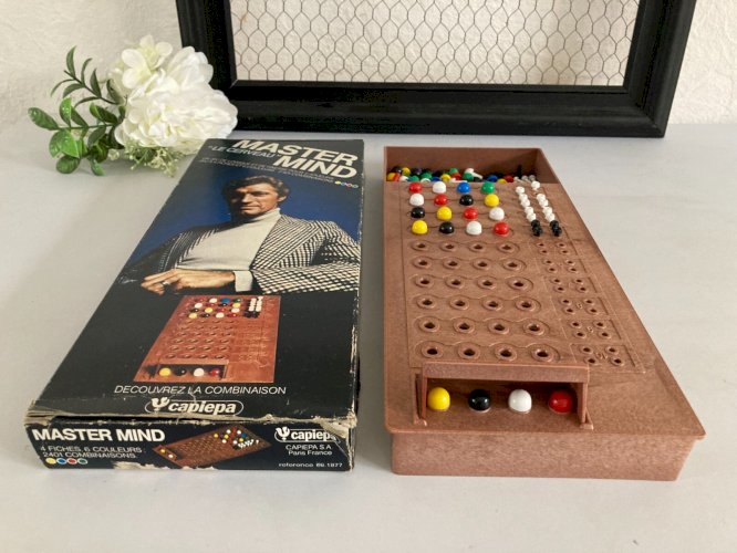 225⚜️ Ancien Jeu de Société Master Mind Le Cerveau Capiepa Jeu De Logique
