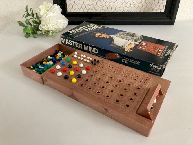 225⚜️ Ancien Jeu de Société Master Mind Le Cerveau Capiepa Jeu De Logique