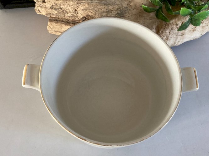 225⚜️ Ancien Pot en Céramique Decoration Déco Fleurs Hauteur 11 Cm Vintage