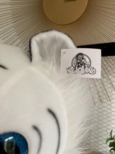 225⚜️ Grande Peluche Doudou Le Tigre Blanc Du Parc Nigloland Hauteur 45 Cm Neuve