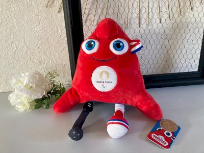 225⚜️ Large Plush Mascot Paralympic Olympic Games Paris 2024 New