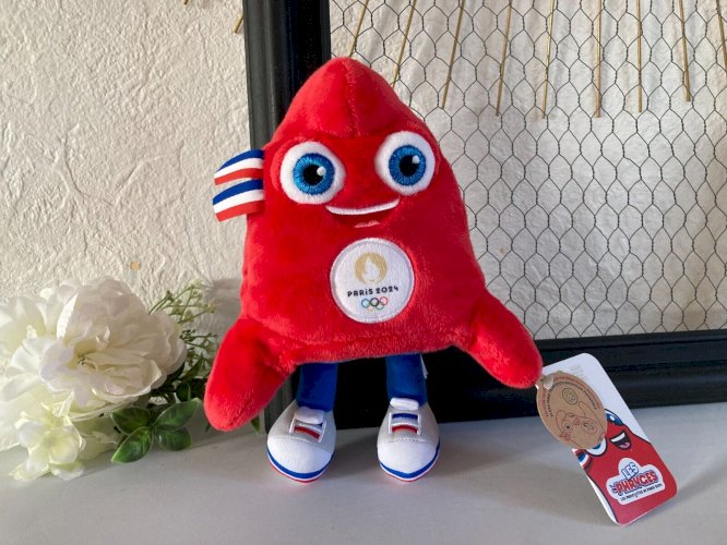 225⚜️ Petite Peluche Mascotte La Phryge Jeux Olympiques Jo Paris 2024 Neuve