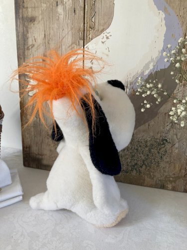 226⚜️ Ancienne Peluche Doudou Droopy Nounours Année 1989 Hauteur 30 Cm