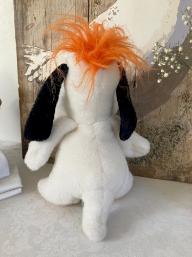 226⚜️ Ancienne Peluche Doudou Droopy Nounours Année 1989 Hauteur 30 Cm