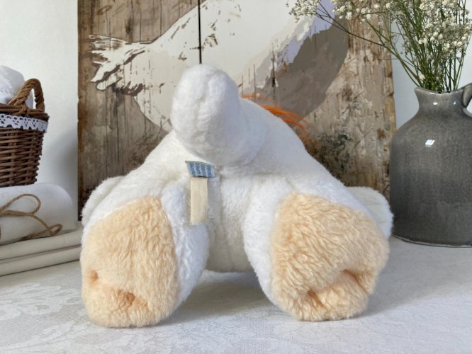 226⚜️ Ancienne Peluche Doudou Droopy Nounours Année 1989 Hauteur 30 Cm
