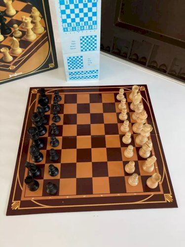 23 ⚜️ Ancien Jeu de Société Jeu D'échecs Jeujura Vintage Complet Made In France