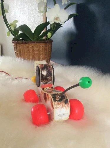 23 ⚜️ Ancien Jouet Le Chien à Tirer Little Snoopy Fisher Price Vintage Réf: 693