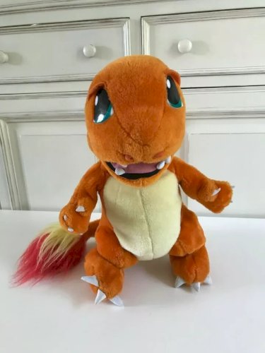 23 ⚜️ Peluche Doudou Pokémon Nintendo Salamèche Hauteur 40 Cm