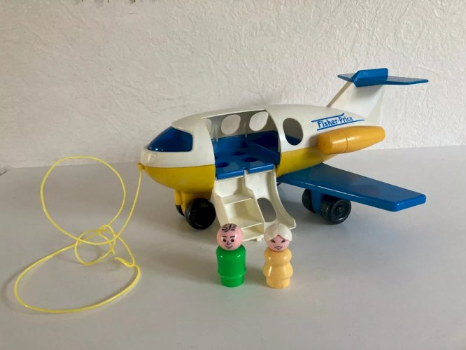 24 ⚜️  Ancien Jouet L'avion Fisher Price Réf 2360 Vintage Année 1980