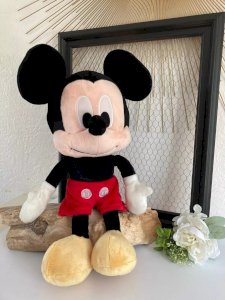 24⚜️ Peluche Doudou Mickey Disney Nicotoy Hauteur 38 Cm Assis
