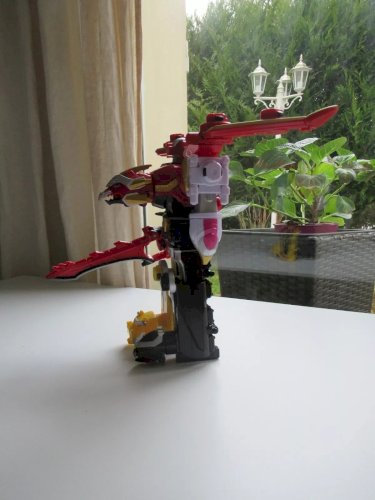 24⚜️ Robot Power Rangers Figurine DX Megazord - Megaforce 5 Animaux