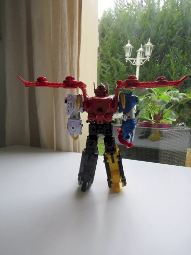 24⚜️ Robot Power Rangers Figurine DX Megazord - Megaforce 5 Animaux