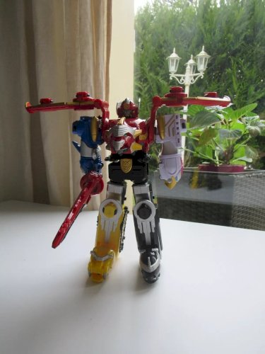 24⚜️ Robot Power Rangers Figurine DX Megazord - Megaforce 5 Animaux