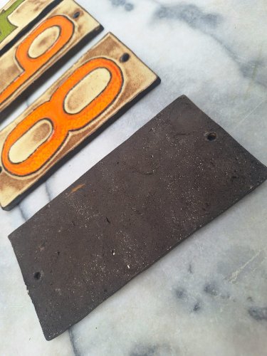 25 euros piece, carreaux de céramique vintage, carrelage ancien