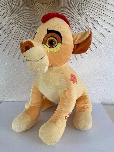 25 ⚜️  Grande Peluche Doudou Simba le Roi Lion Disney Hauteur 50 Cm Assis