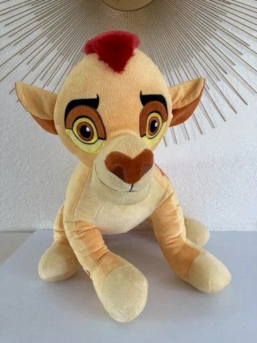 25 ⚜️  Grande Peluche Doudou Simba le Roi Lion Disney Hauteur 50 Cm Assis