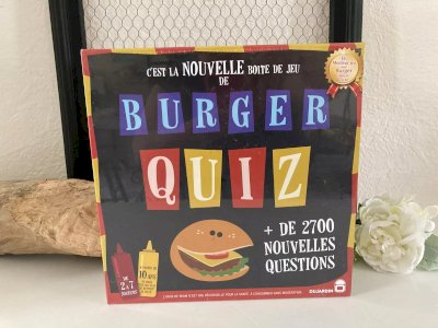25⚜️ Burger Quiz Board Game Dujardin New in Blister