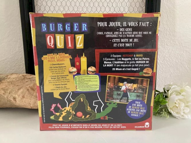 25⚜️ Jeu de Société Burger Quiz Dujardin Neuf Sous Blister