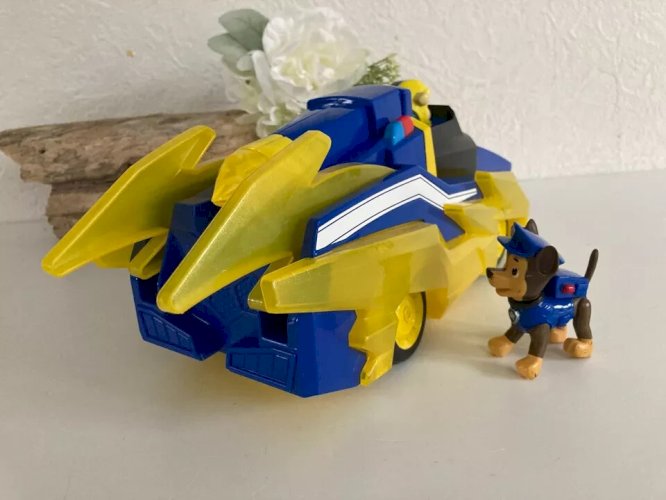 25 ⚜️ Voiture Véhicule de Luxe Pat' Patrouille Paw Patrol Chase Lumiere et Sons