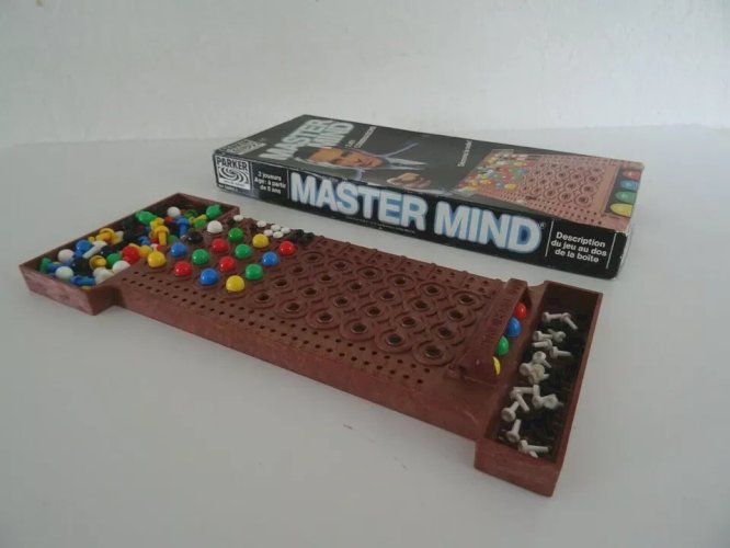 25⚜Ancien Jeu de Société Master Mind Parker 2401 Combinaisons Découvrez Le Code
