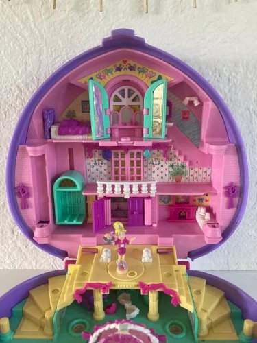 26 ⚜️ Jouet Polly Pocket Salle de Mariage Cœur Violet Année 1994 Bluebird Toy