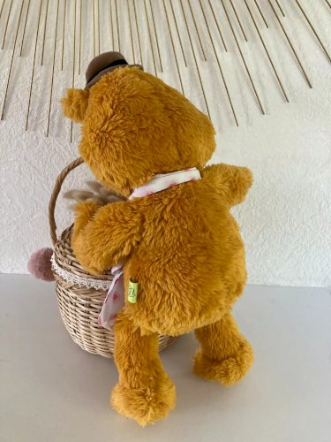 26⚜️ Peluche Doudou Le Muppet Show Fozzie IGEL Jim Henson Hauteur 30 Cm Assis