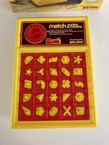 27⚜️ Ancien Jeu De Société Match Contre La Montre Jeu D'action Gay-Play Complet