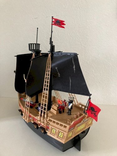 27⚜️ Bateau Pirates Des Ténèbres Playmobil Réf 6678 Vintage