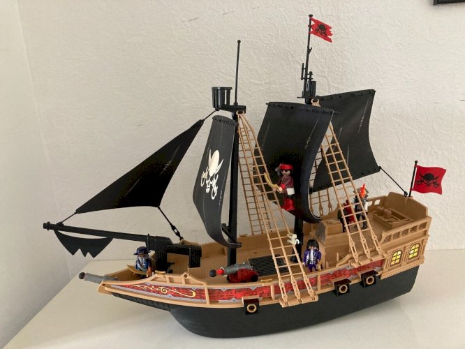 27⚜️ Bateau Pirates Des Ténèbres Playmobil Réf 6678 Vintage