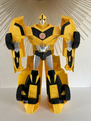 27⚜️ Grande Voiture Transformers Bumblebee Hasbro Sons & Lumière Longueur 30 Cm