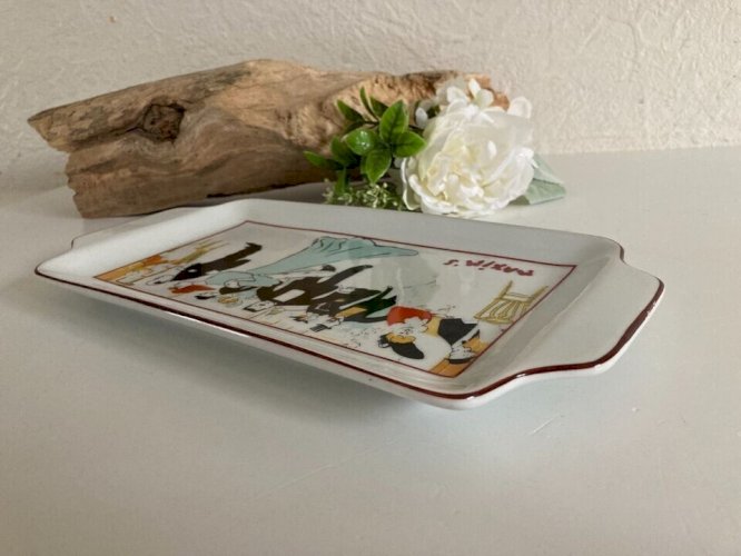 27⚜️ Plat à Cake Maxim's De Paris Longueur 30 Cm X 15 Cm