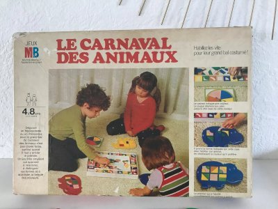 29 ⚜️ Vintage Board Game The Carnival of Animals MB 1972