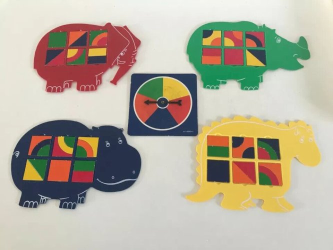 29 ⚜️  Ancien Jeu De Société Le Carnaval Des Animaux MB Vintage Année 1972