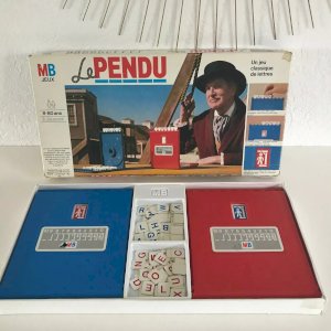 29 ⚜ Vintage Board Game The Hangman MB Complete A Classic Letter Game