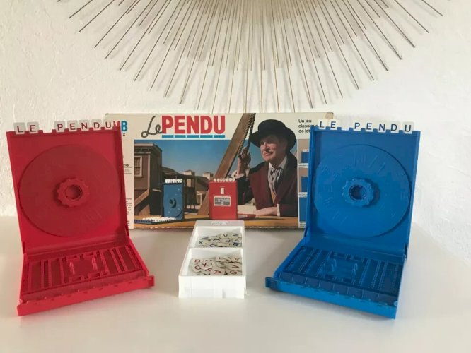 29 ⚜ Ancien Jeu De Société Le Pendu MB Complet Un Jeu Classique De Lettres