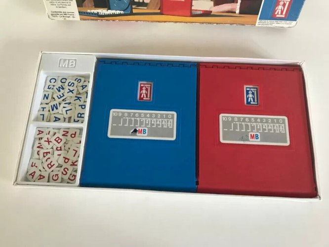 29 ⚜ Ancien Jeu De Société Le Pendu MB Complet Un Jeu Classique De Lettres
