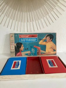 29 ⚜️ Vintage MB Battleship Board Game Year 1967