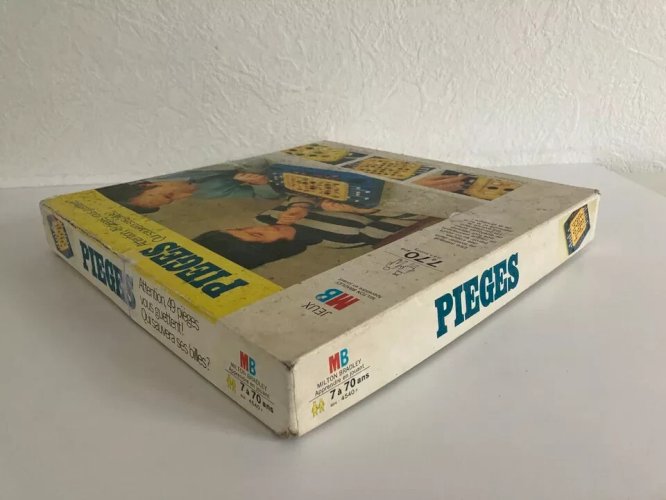 29 ⚜ Ancien Jeu De Société Pièges MB Qui Sauvera ses Billes ? Année 1972 Vintage