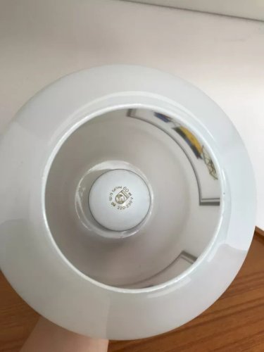 29 ⚜ Ancien Lustre En Verre Opaline Calèche Chariot Suspension Luminaire Vintage