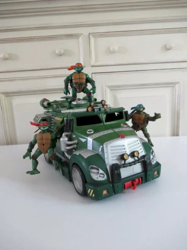 29 ⚜️ Jouet Camion Tortue Ninja Vendu Avec 3 Figurines