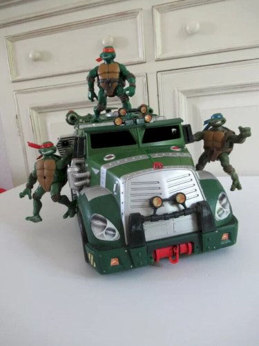 29 ⚜️ Jouet Camion Tortue Ninja Vendu Avec 3 Figurines