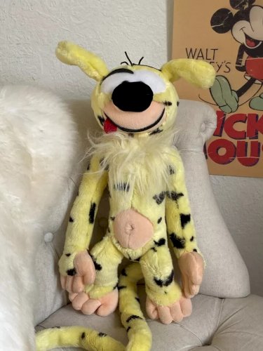 29 ⚜️  Peluche Doudou Marsupilami Marsu 2003 Hauteur 40 Cm Debout