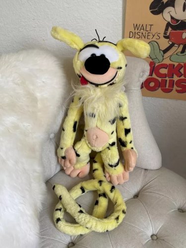 29 ⚜️  Peluche Doudou Marsupilami Marsu 2003 Hauteur 40 Cm Debout