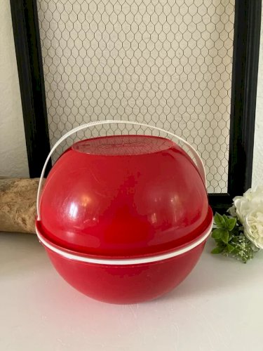 29 ⚜️ Set De Picnic Vaisselle en Plastique Rouge Camping Rodex Vintage