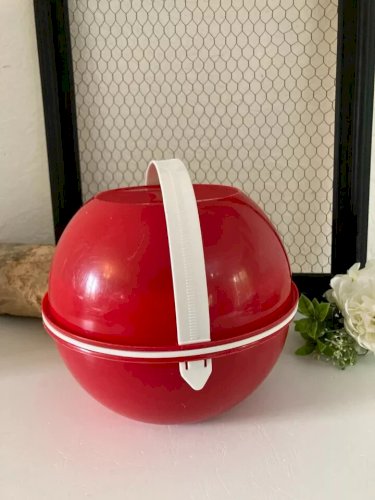 29 ⚜️ Set De Picnic Vaisselle en Plastique Rouge Camping Rodex Vintage
