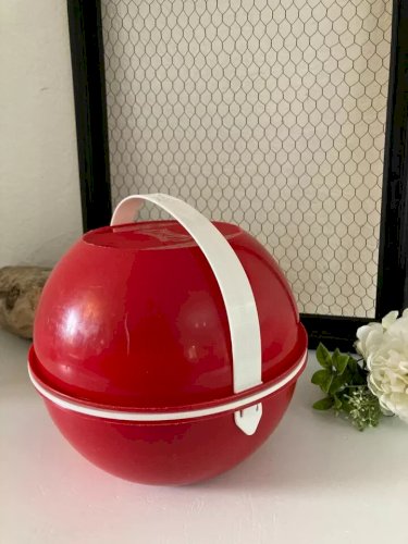 29 ⚜️ Set De Picnic Vaisselle en Plastique Rouge Camping Rodex Vintage