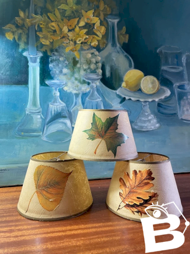 3 abats-jours vintage